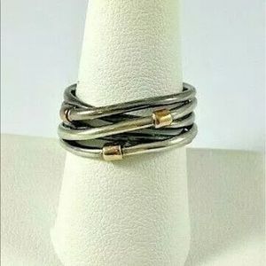 Pandora Crossover Ring - size 9